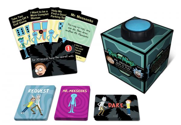 Rick & Morty's Mr. Meeseeks Box O Fun Board Game image 0
