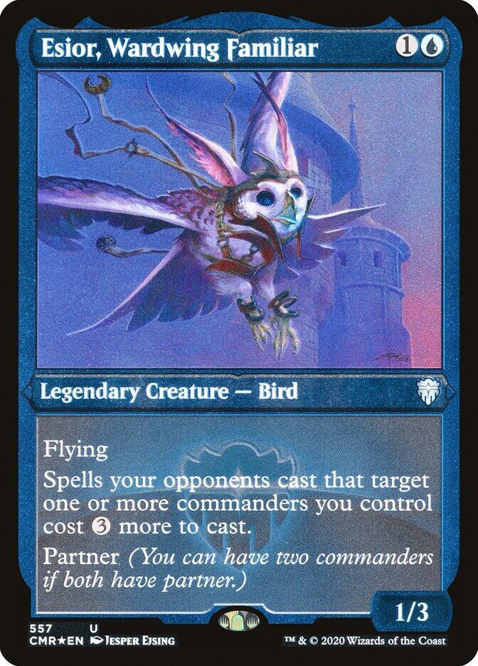 Esior, Wardwing Familiar [Foil Etched] #557 Magic Commander Legends image 0