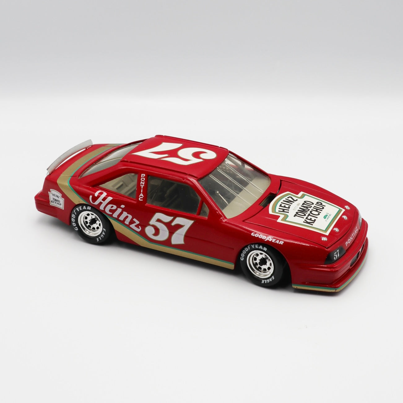 1991 Revell Heinz 57 Ketchup Pontiac Die Cast Race Car 1:24 Scale image 0