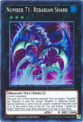 Number 71: Rebarian Shark CT14-EN005 YuGiOh 2017 Mega-Tins image 0