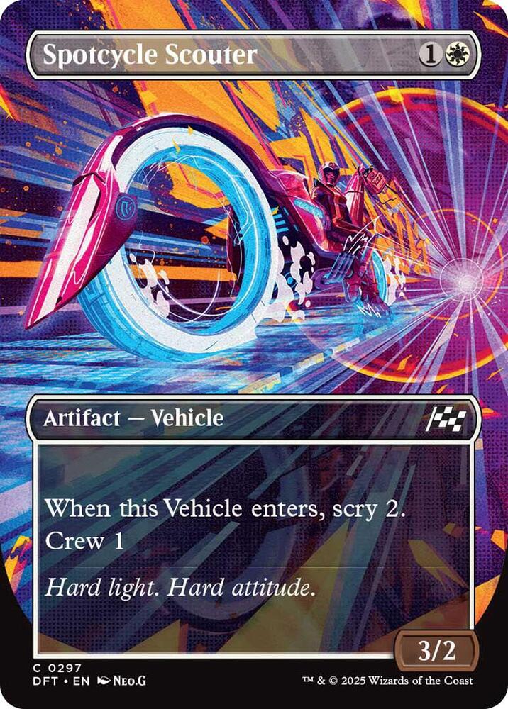 Spotcycle Scouter [Borderless] #297 Magic Aetherdrift image 0