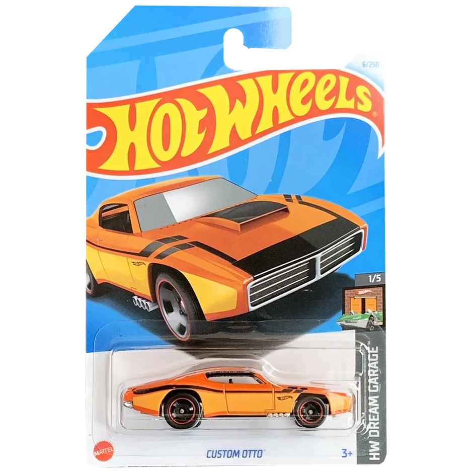 Hot Wheels - HW Dream Garage 1/5 Custom Otto [Orange] 6/250 image 0