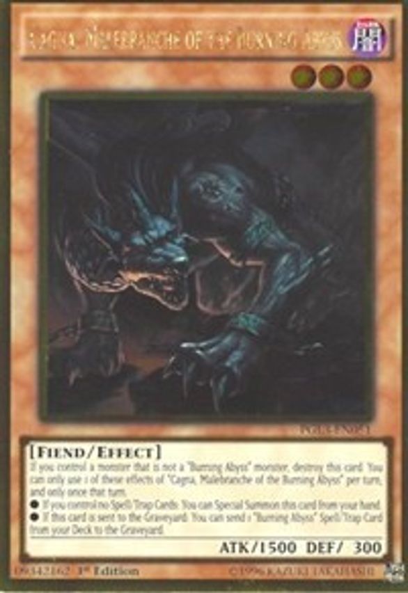 Cagna, Malebranche Of The Burning Abyss PGL3-EN051 image 0