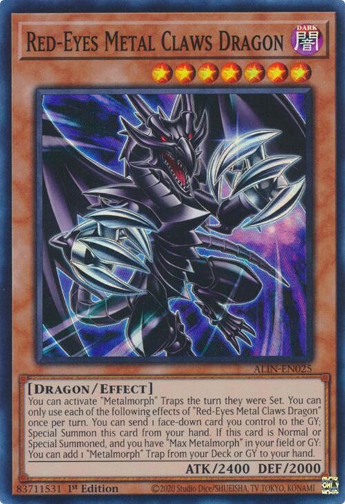 Red-Eyes Metal Claws Dragon ALIN-EN025 image 0