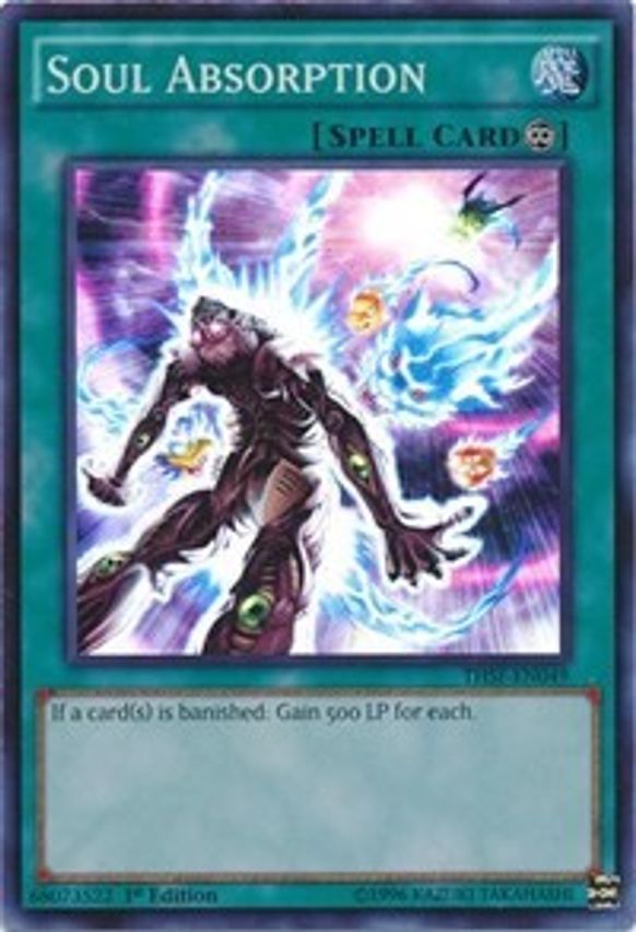 Soul Absorption THSF-EN049 YuGiOh The Secret Forces image 0