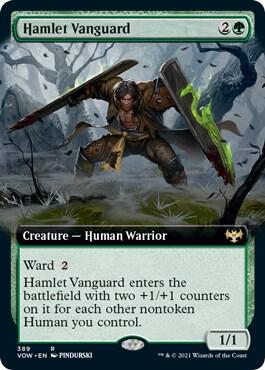 Hamlet Vanguard [Extended Art] #389 Magic Innistrad: Crimson Vow image 0