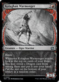 Kolaghan Warmonger [Showcase Foil] #67 Magic MAT image 0