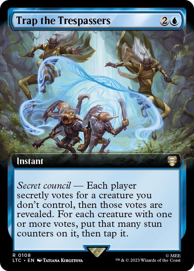 Trap the Trespassers [Extended Art] #108 Magic LOTRC image 0