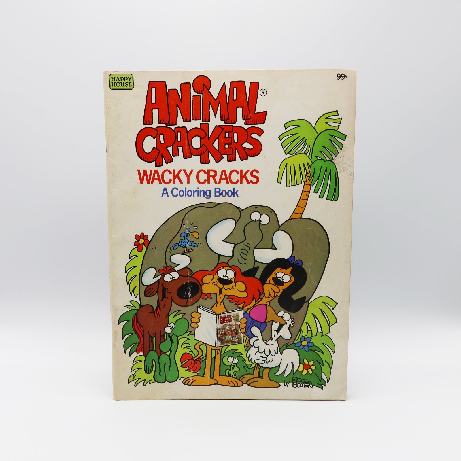 Animal Cracks Wacky Crackers Coloring Book [Happy House] (1983) image 0