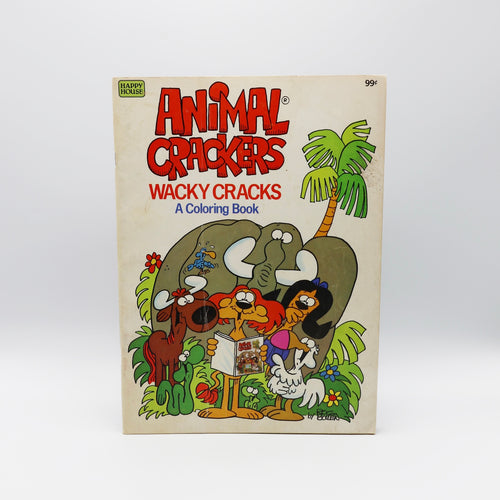 Animal Cracks Wacky Crackers Coloring Book [Happy House] (1983) image 0