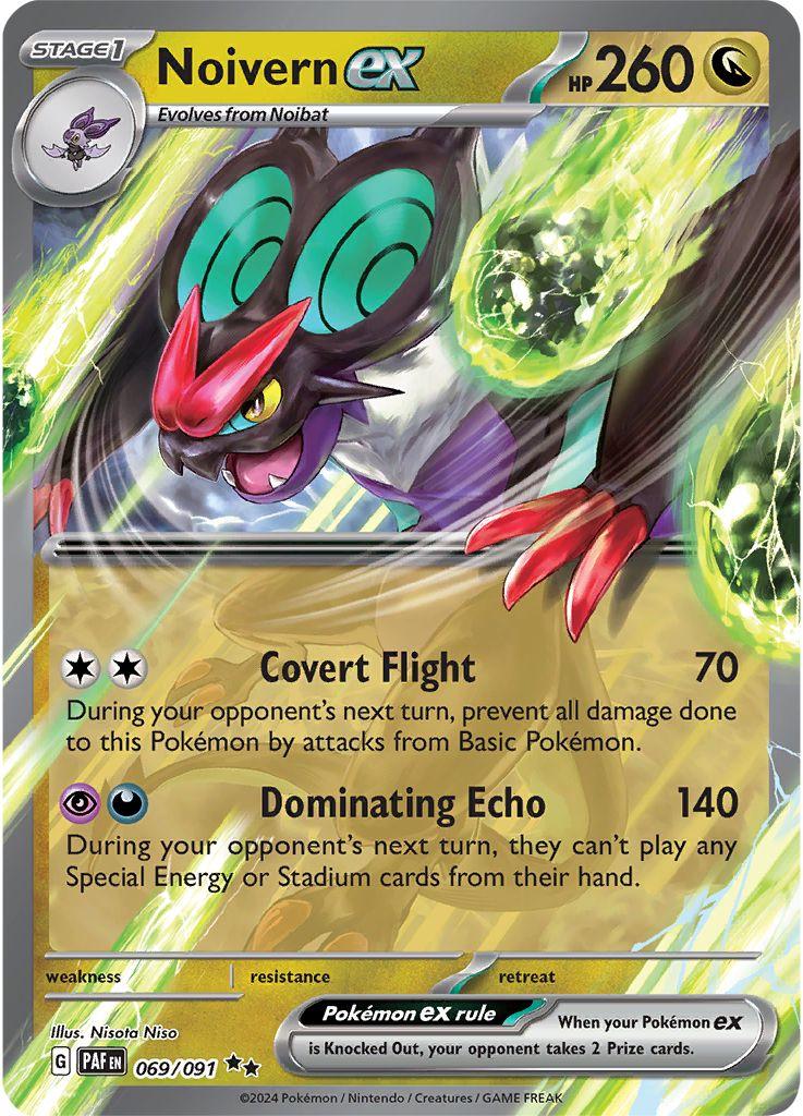 Noivern Ex #69 Pokemon Paldean Fates image 0