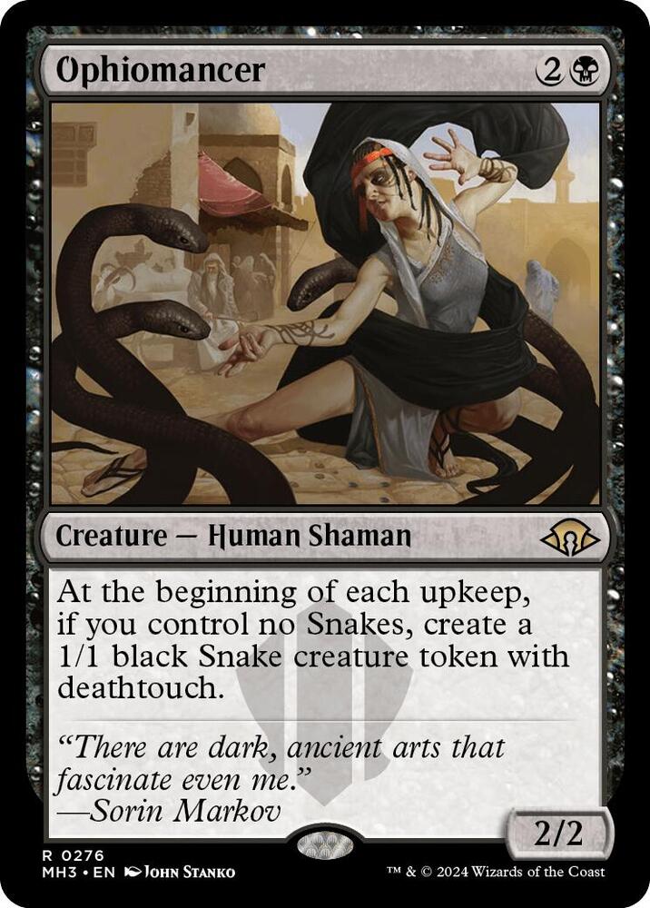 Ophiomancer [Foil] #276 Magic Modern Horizons 3 image 0