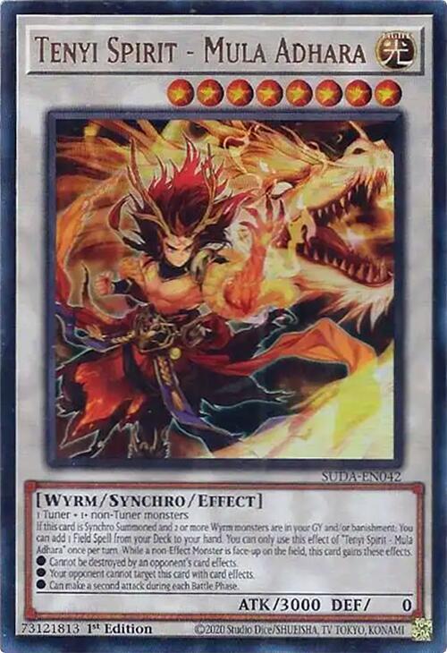 Tenyi Spirit - Mula Adhara SUDA-EN042 YuGiOh Supreme Darkness image 0