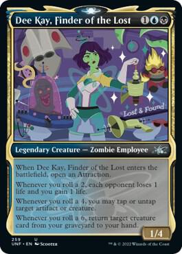 Dee Kay, Finder of the Lost [Showcase Foil] #259 Magic Unfinity image 0