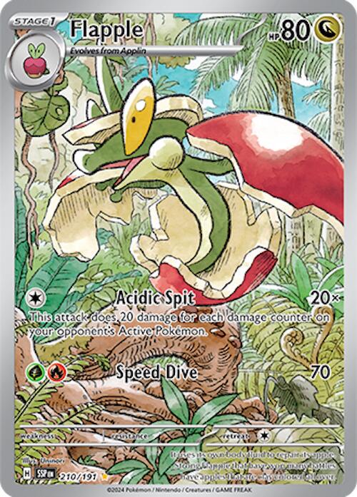 Flapple #210 Pokemon Surging Sparks image 0