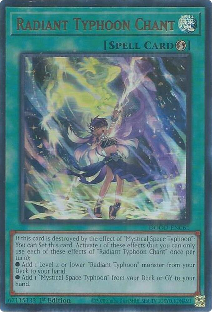 Radiant Typhoon Chant [Ultra Rare] DOOD-EN061 image 0