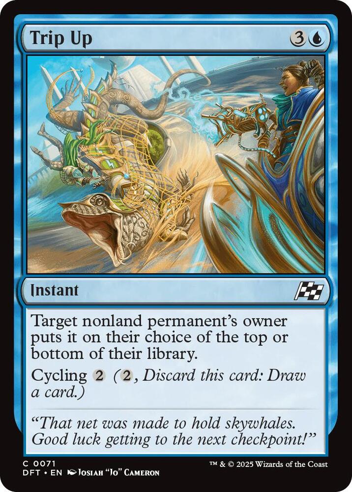 Trip Up [Foil] #71 Magic Aetherdrift image 0