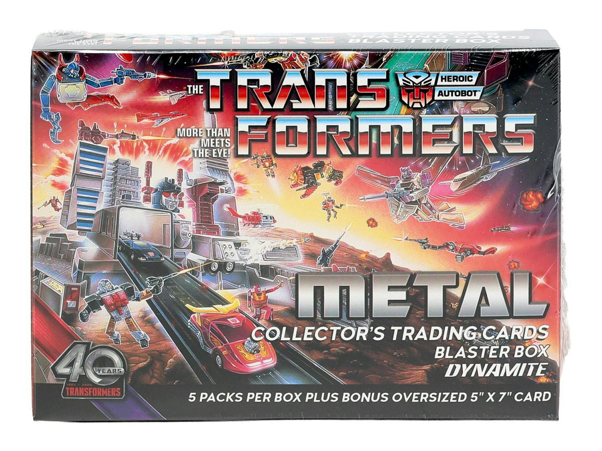2026 Dynamite Transformers 40th Anniversary Metal Blaster Box
