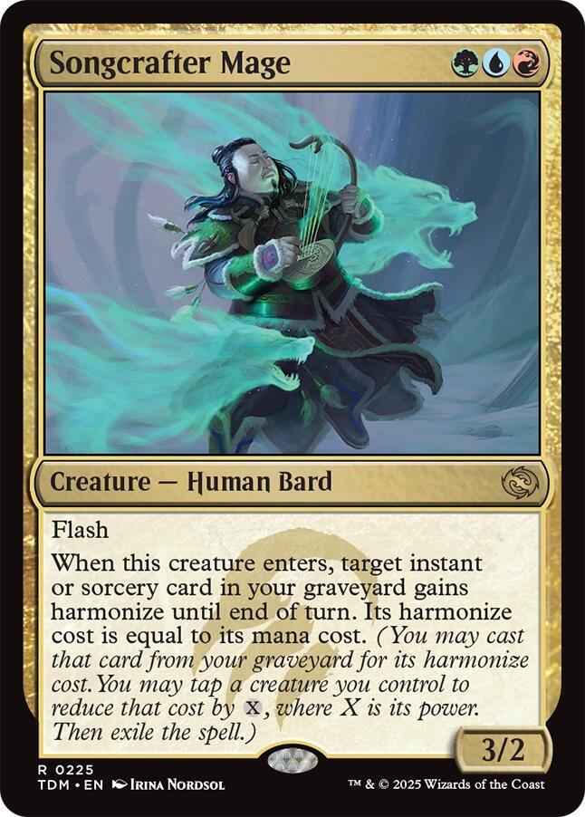 Songcrafter Mage #225 Magic Tarkir: Dragonstorm image 0