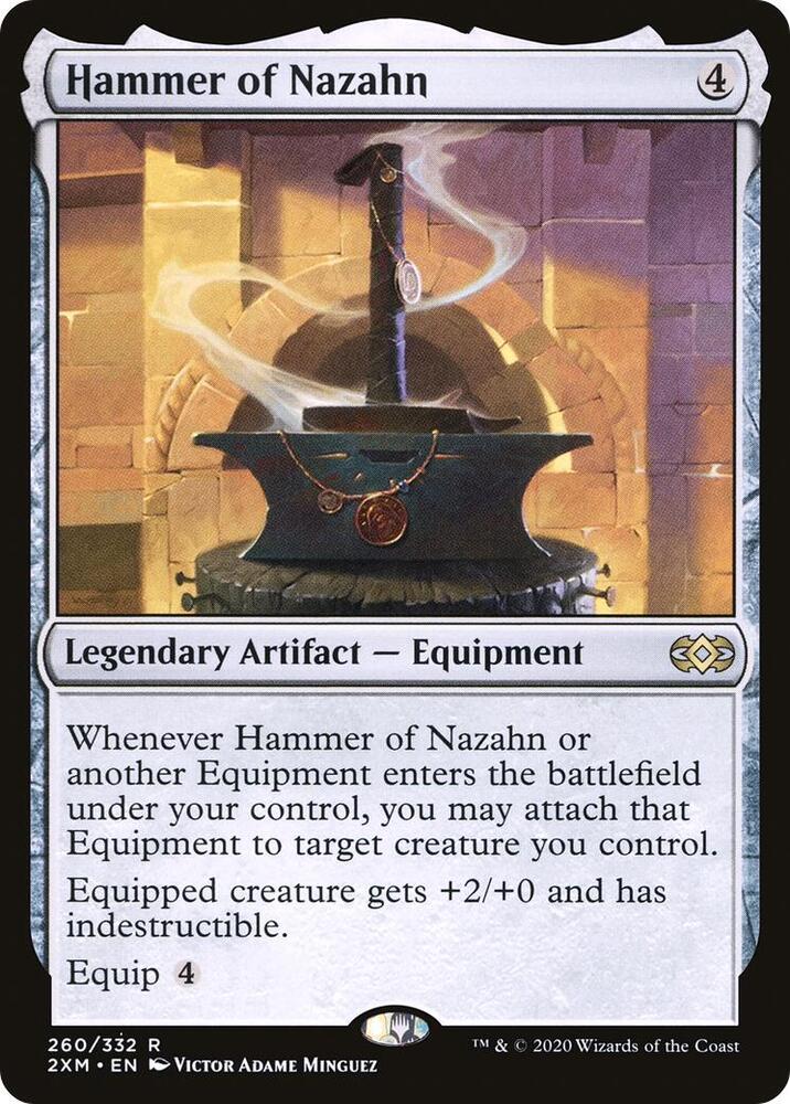 Hammer of Nazahn #260 [Foil] Magic Double Masters image 0