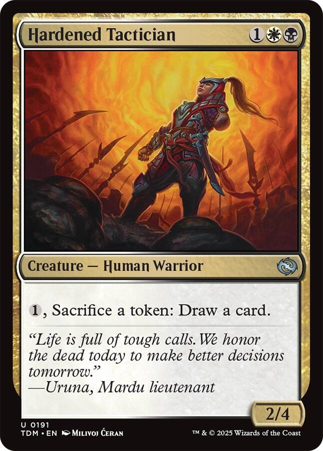 Hardened Tactician [Foil] #191 Magic Tarkir: Dragonstorm image 0