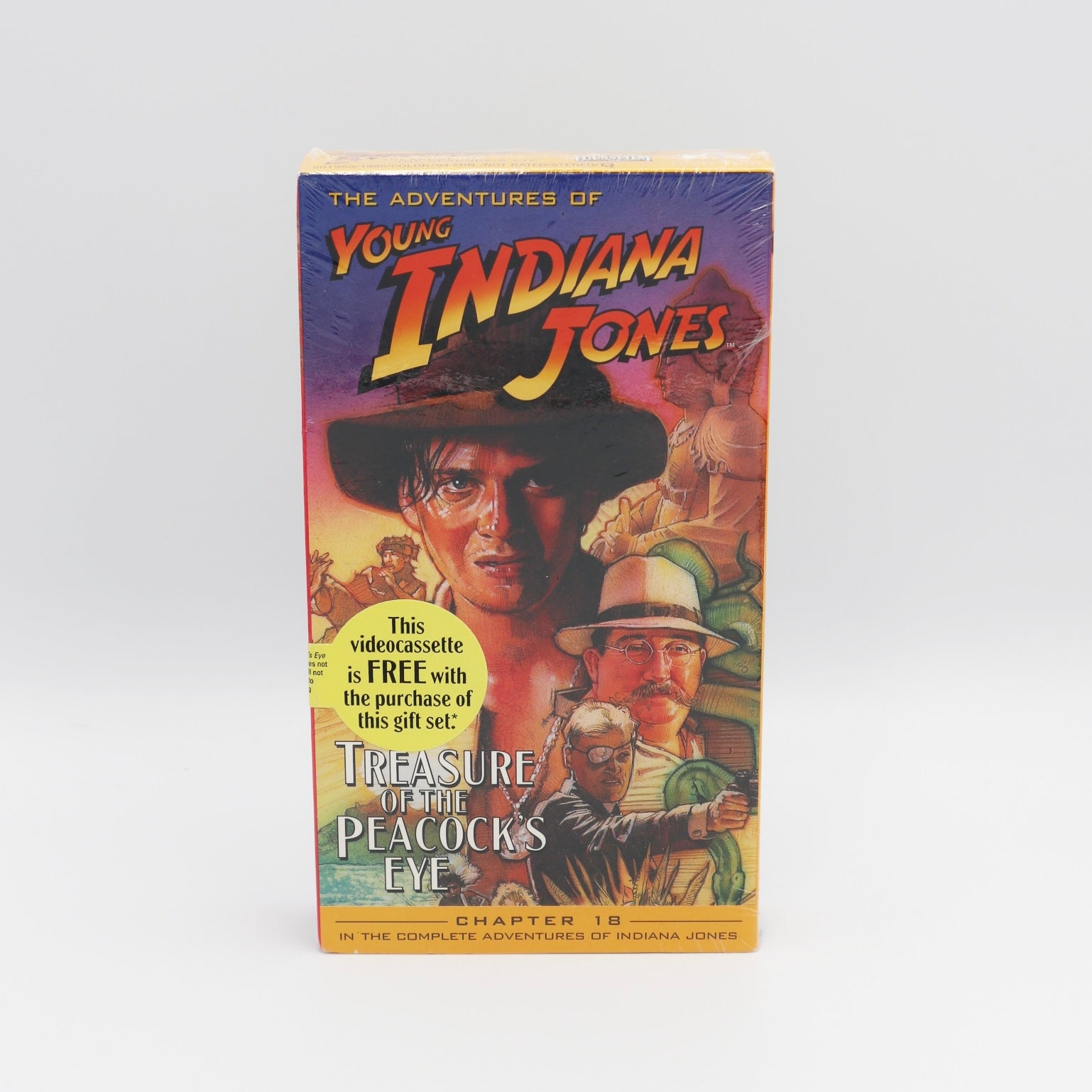 Young Indiana Jones And The Treasures Of The Peacock’s Eye VHS 1995 SEALED image 0