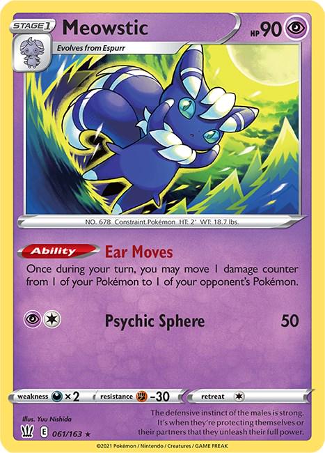 Meowstic [Holo] #61 Pokemon Battle Styles image 0