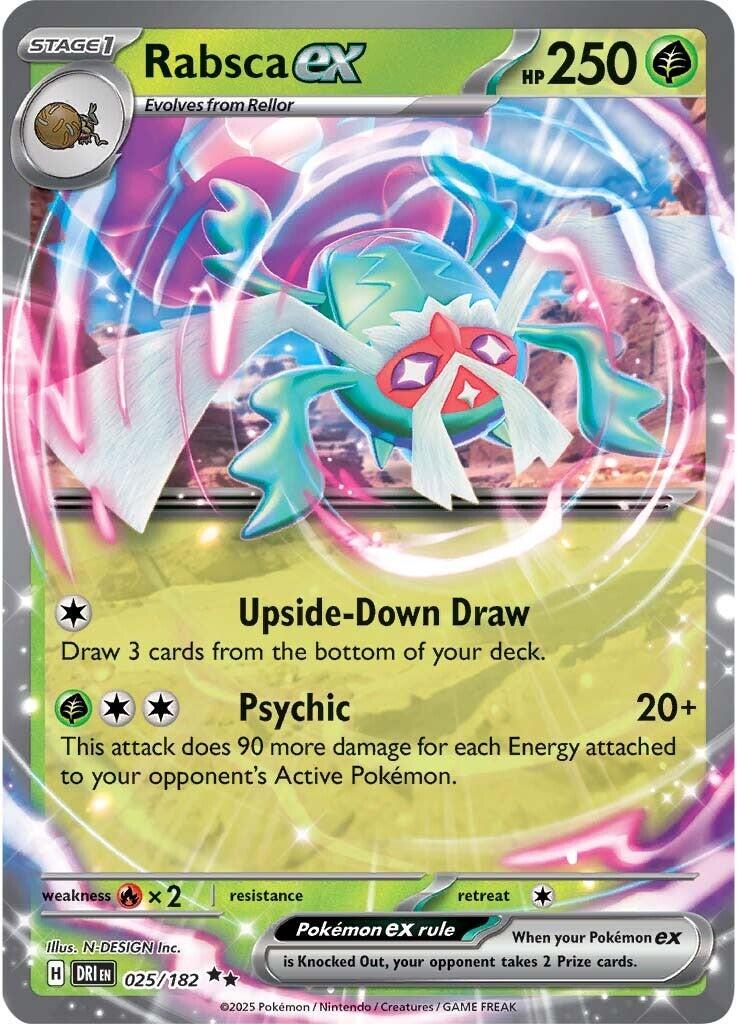 Rabsca ex #25 Pokemon Destined Rivals image 0