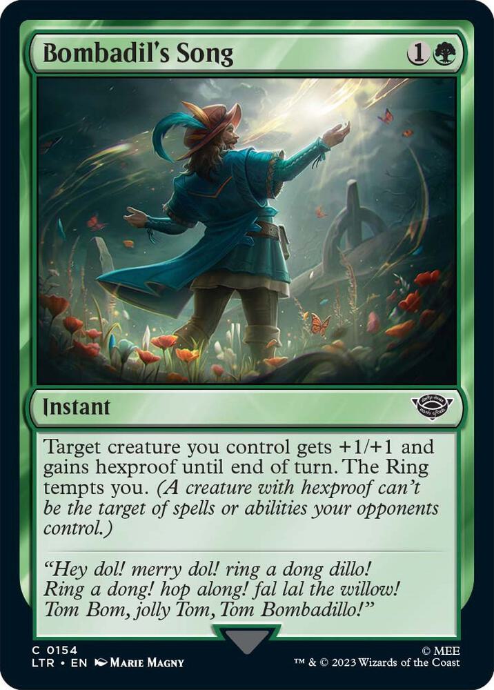 Bombadil's Song [Foil] #154 Magic Lord of the Rings image 0