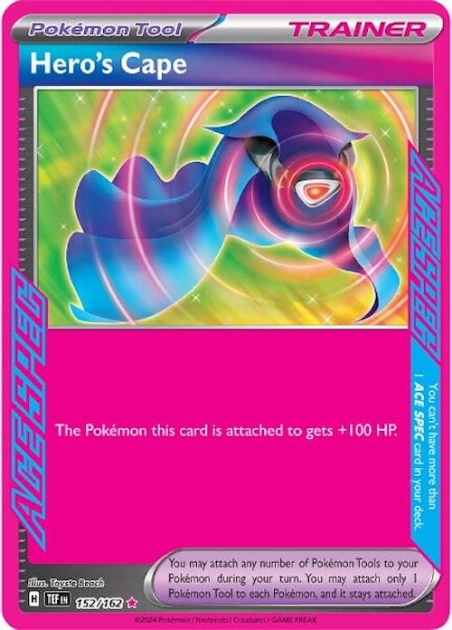 Hero's Cape #152 Pokemon Temporal Forces image 0