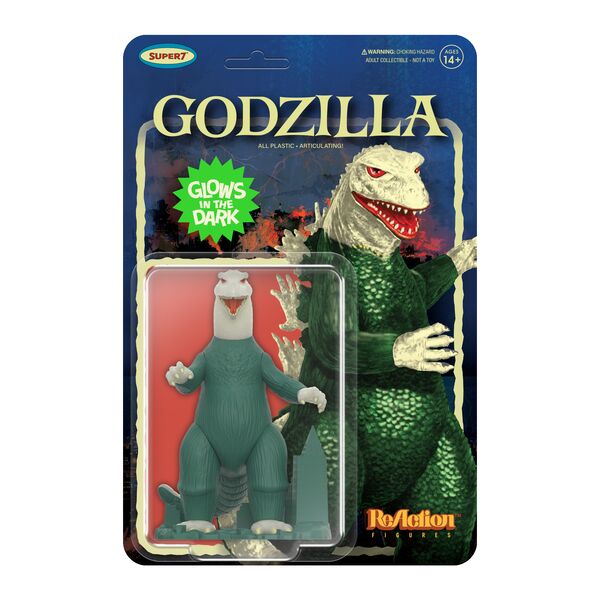 Super7 Toho ReAction Godzilla (Model Kit Glow In The Dark) image 0