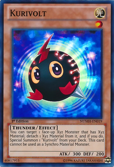 Kurivolt NUMH-EN019 YuGiOh Number Hunters image 0