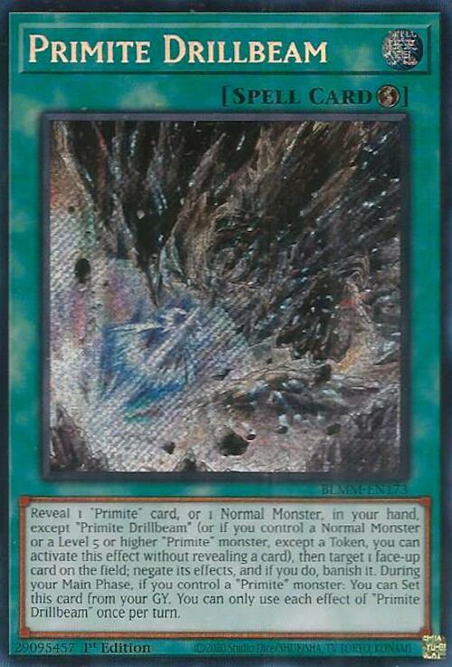 Primite Drillbeam [Secret Rare] BLMM-EN173 image 0