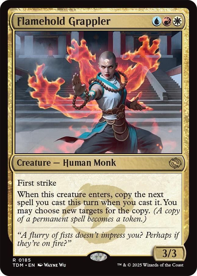 Flamehold Grappler #185 Magic Tarkir: Dragonstorm image 0
