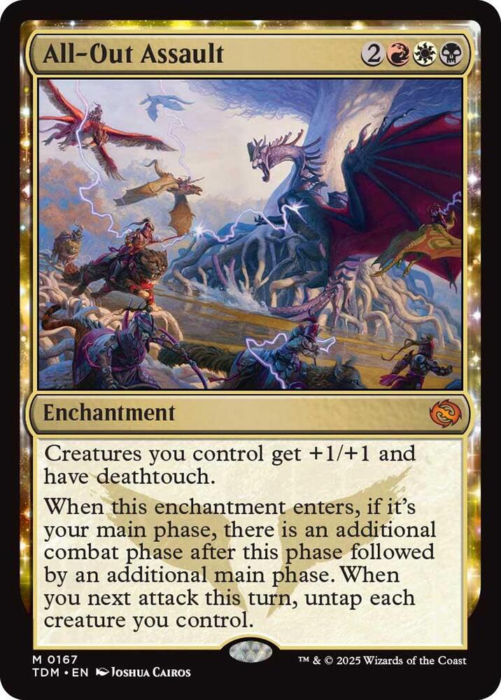 All-Out Assault #167 Magic Tarkir: Dragonstorm image 0