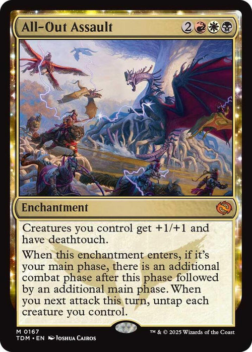 All-Out Assault #167 Magic Tarkir: Dragonstorm image 0