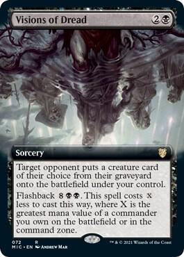 Visions of Dread [Extended Art] #72 Magic Midnight Hunt Commander image 0
