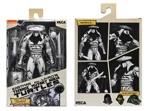 TMNT (Mirage) Elite Foot Assassin Black & White 7" image 0