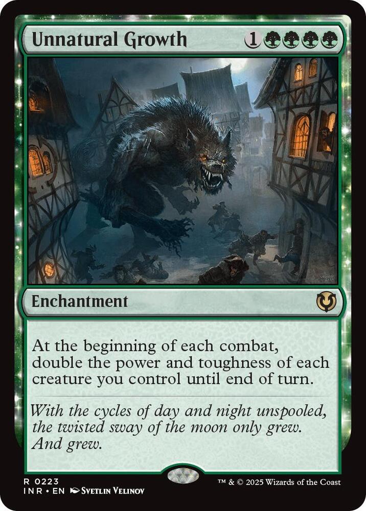 Unnatural Growth [Foil] #223 Magic Innistrad Remastered image 0