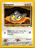 Dunsparce #54 Pokemon Neo Discovery (LP) image 0
