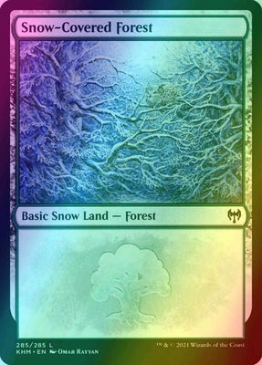 Snow-Covered Forest [Foil] #285 Magic Kaldheim image 0