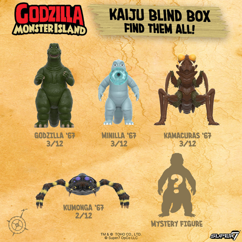 Super7 Toho Godzilla Blind Box Wave 13 (Showa Monster Island)