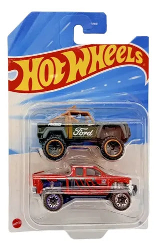 Hot Wheels Diecast 2pk 1:64 Car JLG12-JA10