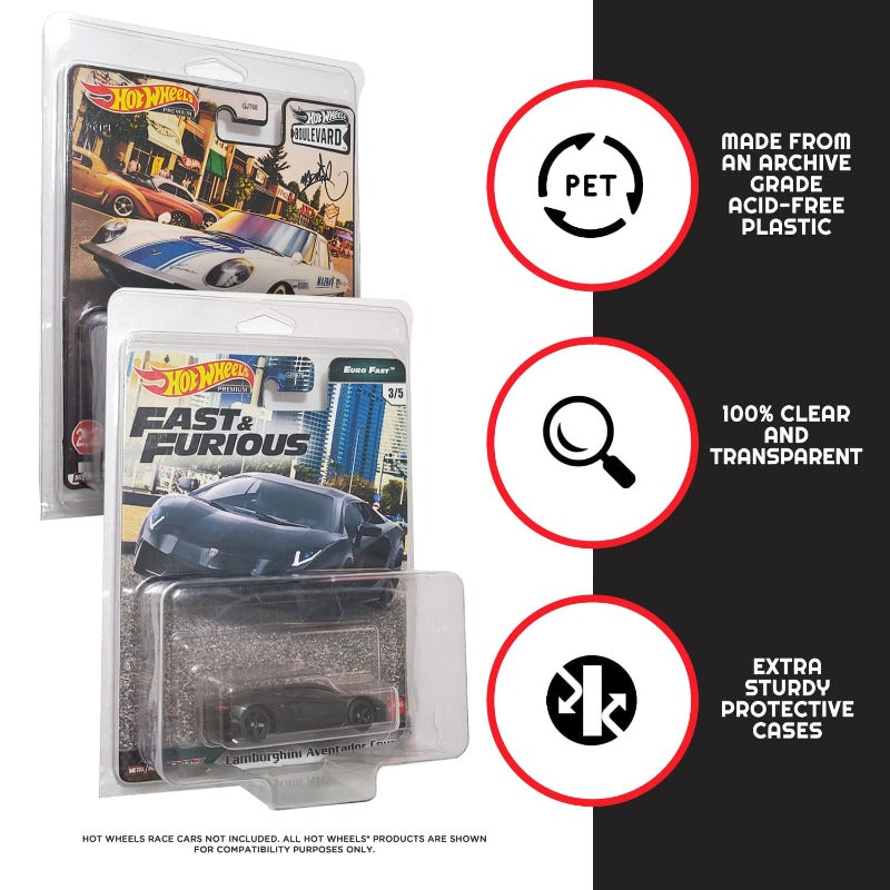 EVORETRO Hot Wheels Blisters Premium for Car Culture, Pop Culture, Retro Entertainment