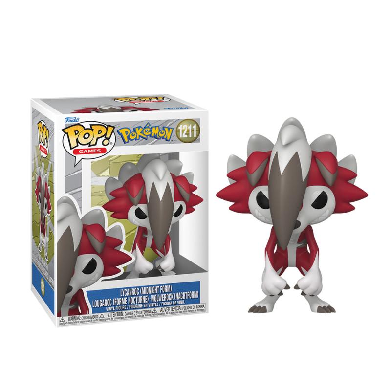 Pokemon Funko POP! Lycanroc (Midnight Form) #1211