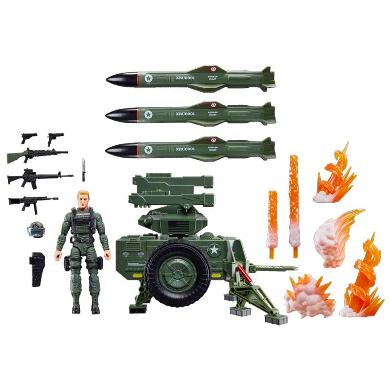 G.I. Joe Classified Clayton "Hawk" Abernathy w/ Mobile Missile System 6" Figure