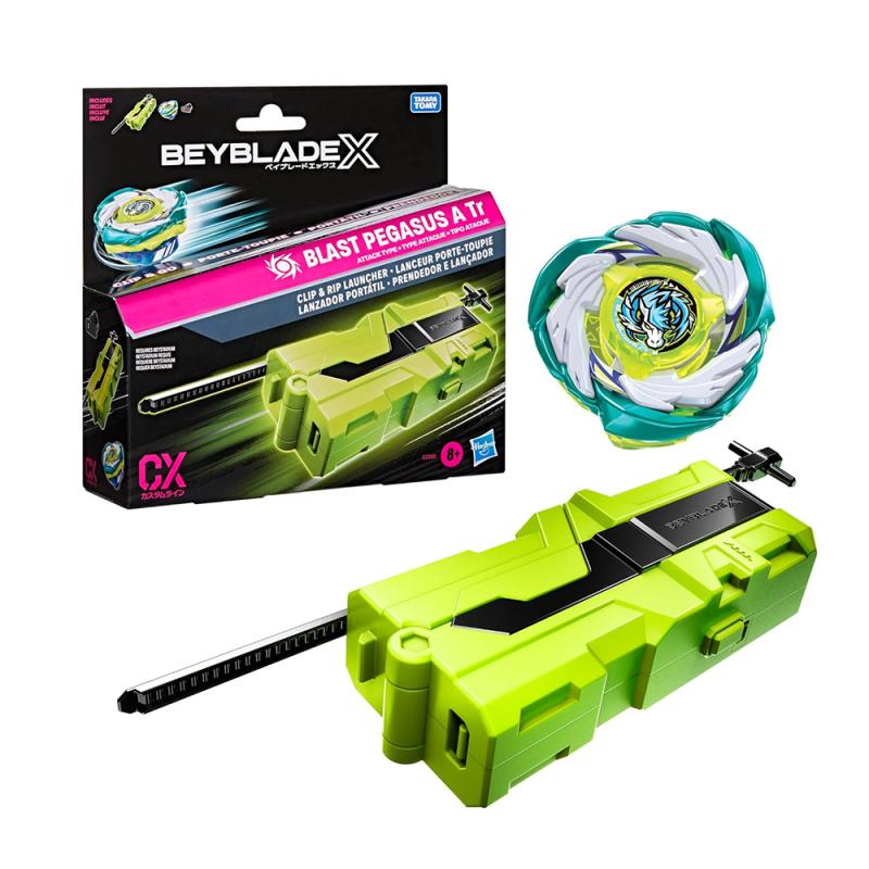 Beyblade X Clip N Rip Launcher Set - Blast Pegasus A Tr