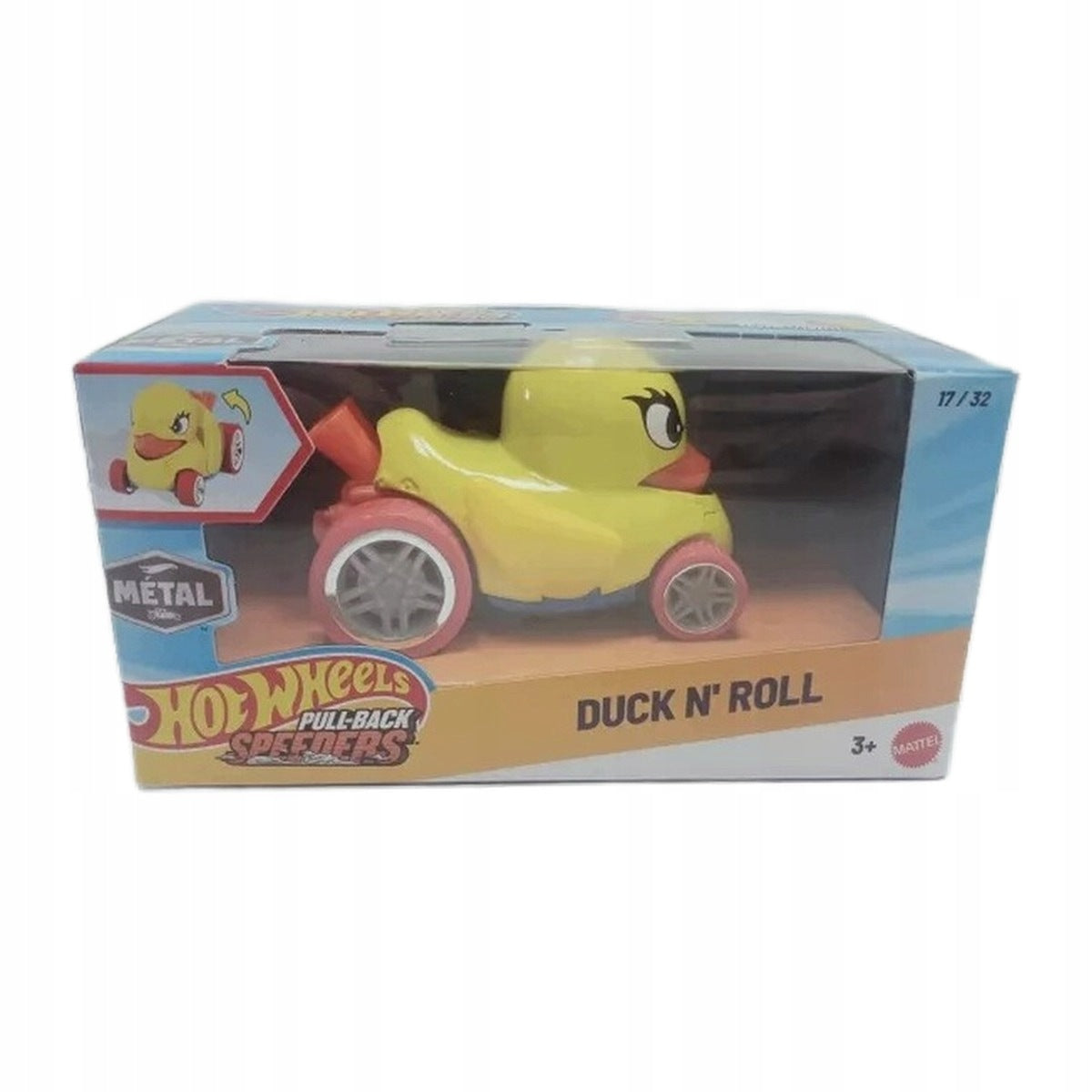 Hot Wheels Pull Back Speeders - Duck N' Roll 17/32