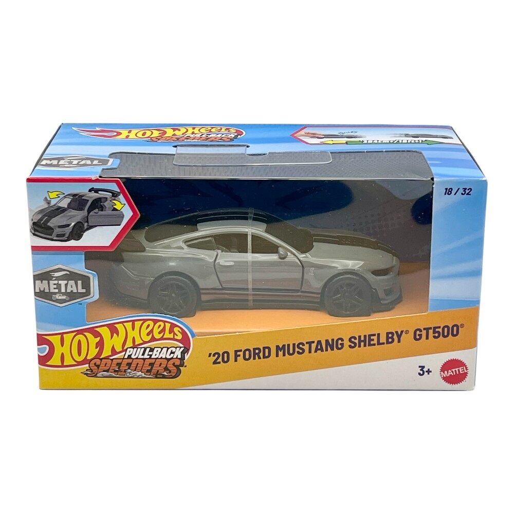Hot Wheels Pull Back Speeders - '20 Ford Mustang Shelby GT500 18/32