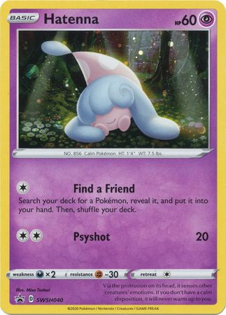 Hatenna #SWSH040 Pokemon Promo